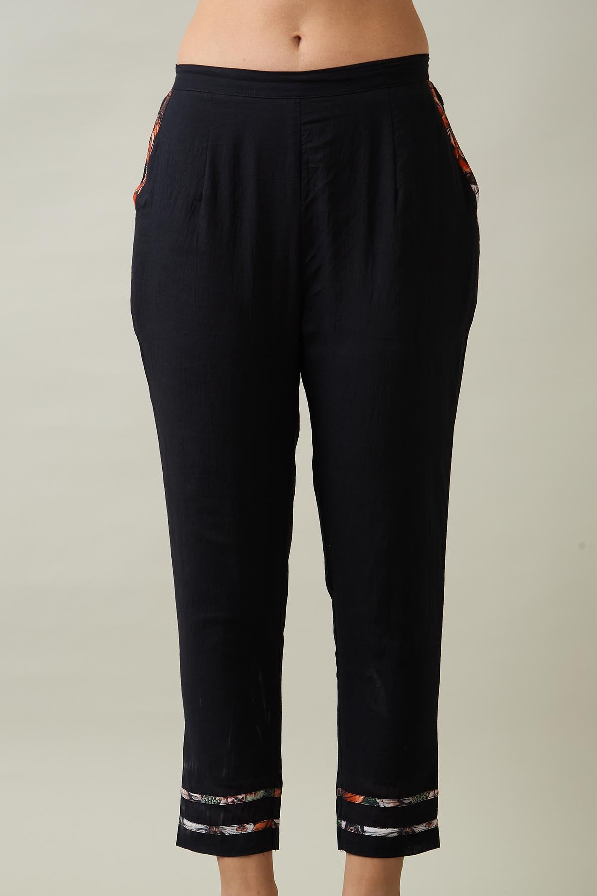 Black Pure Cotton Shirt & Pants