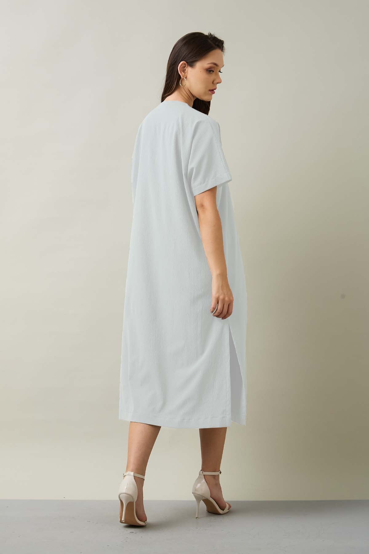 Chalk Relaxed Fit Midi Dress