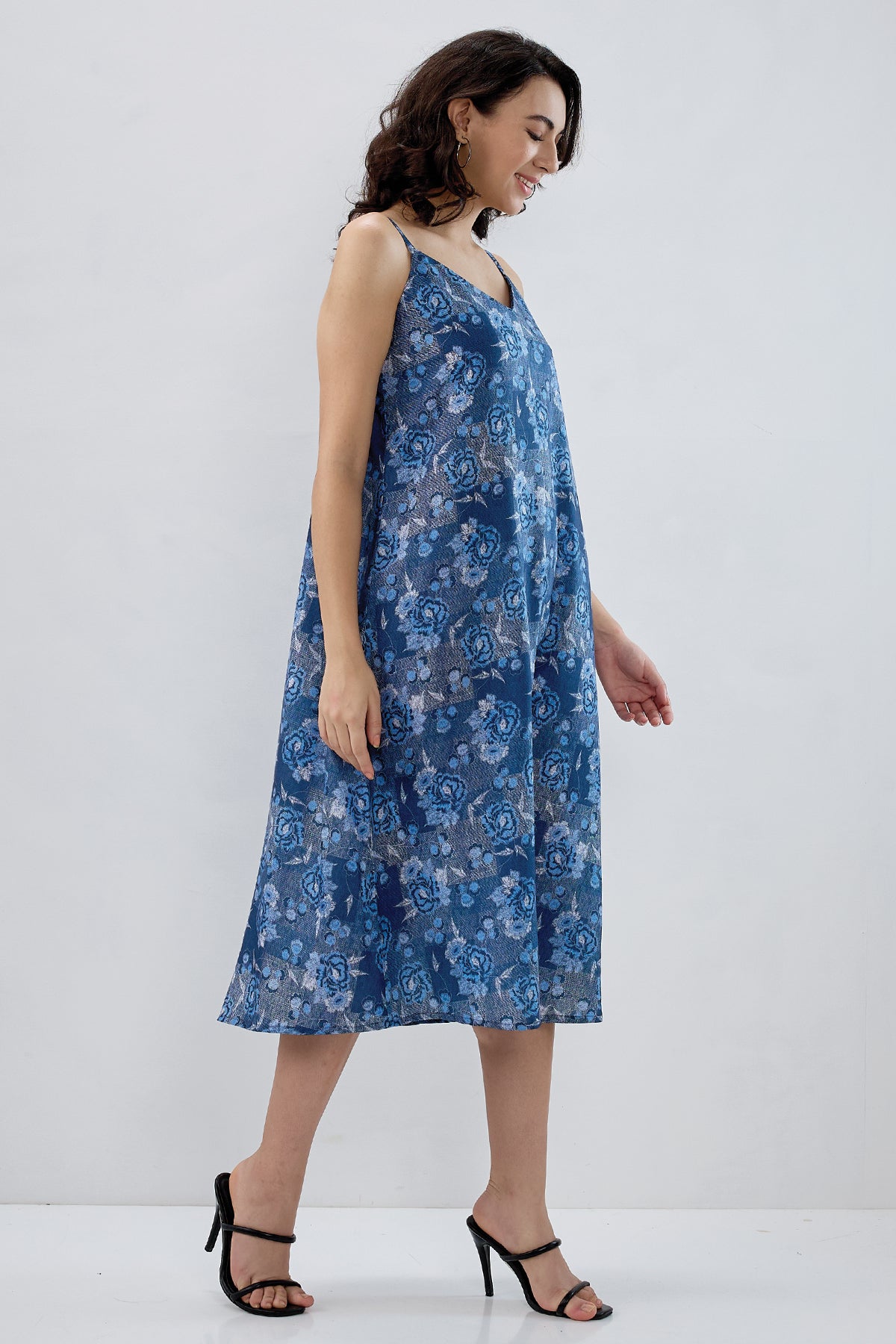 Denim Cotton Sleeveless Dress