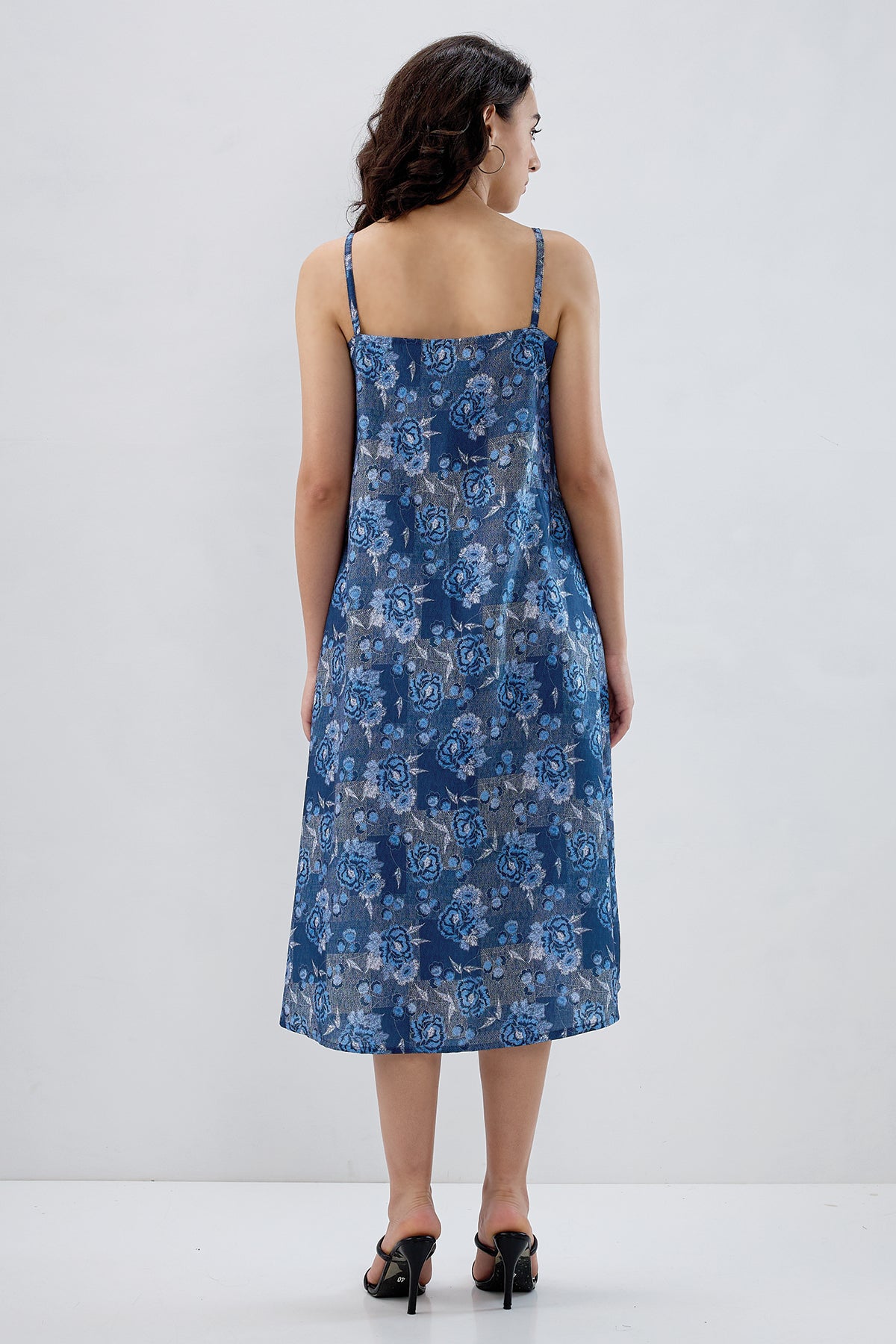 Denim Cotton Sleeveless Dress