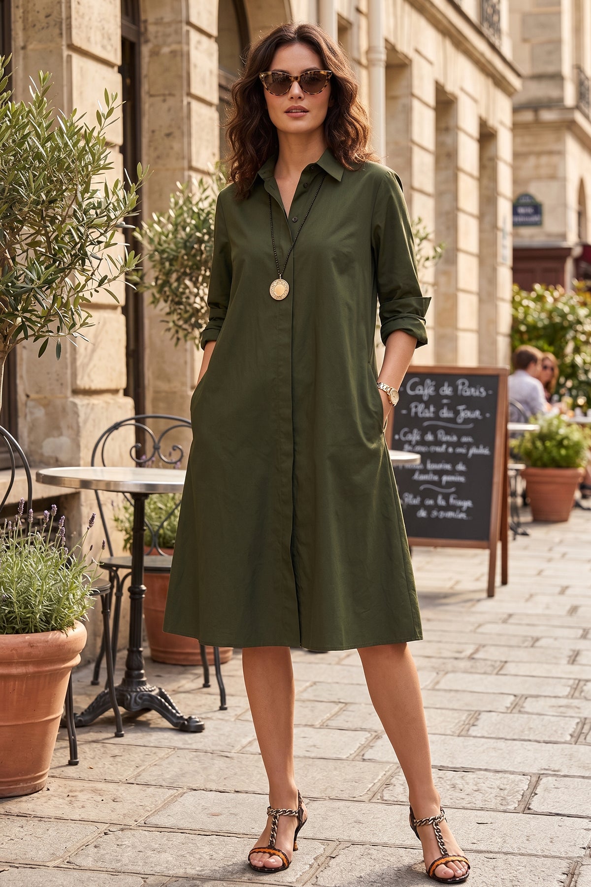 knee length shirt dress women Shop Green for by SNEHA B festival2024 This solid dress offers Handmade Macrame Light Blue Size:EU 62