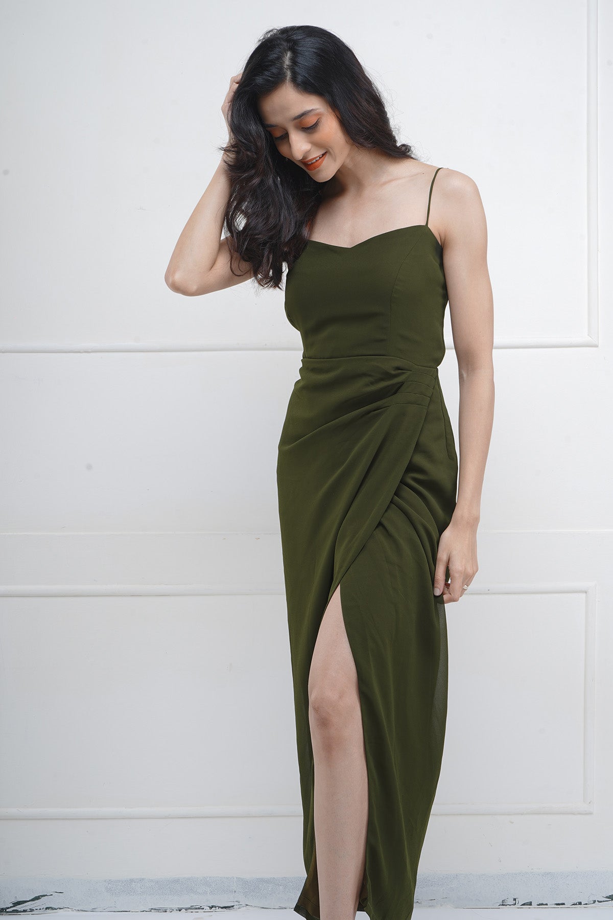 Green Sweetheart Party Dress