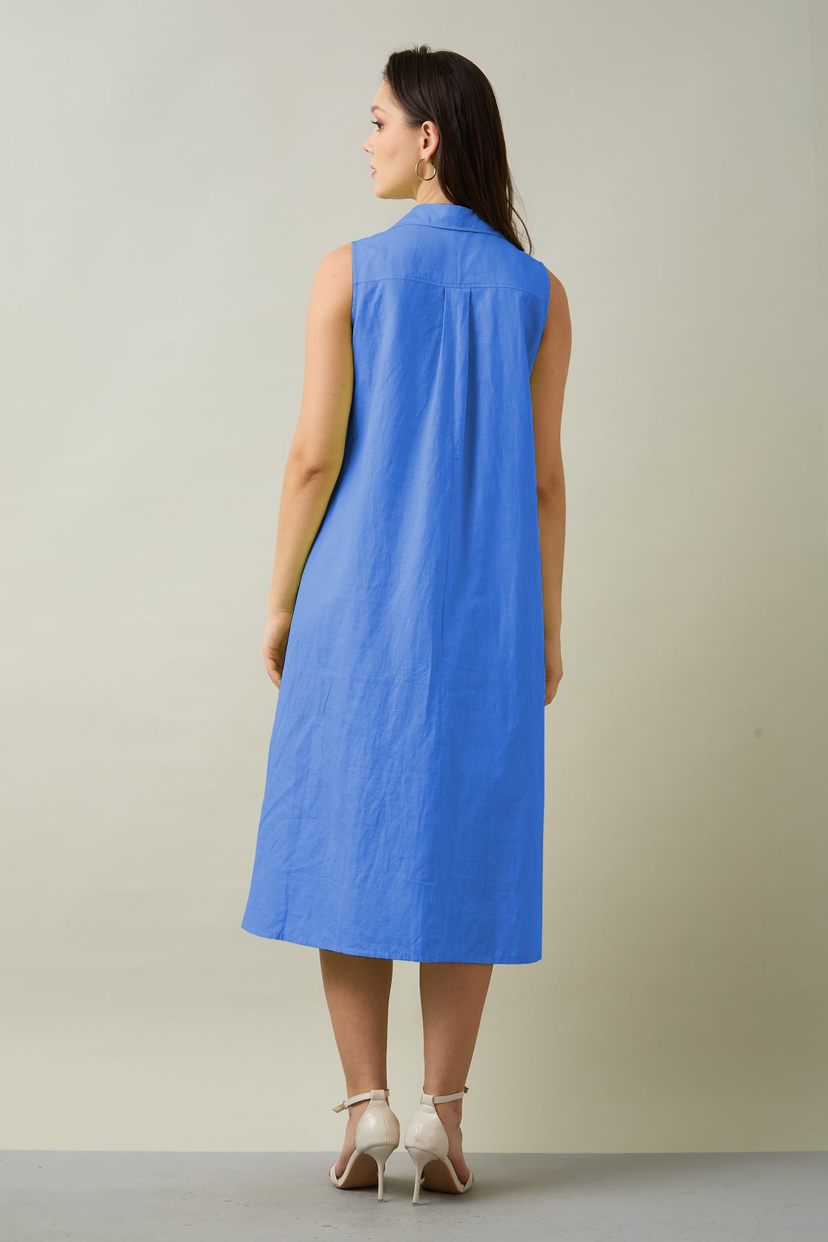 Veri Peri Collared Shirt Dress