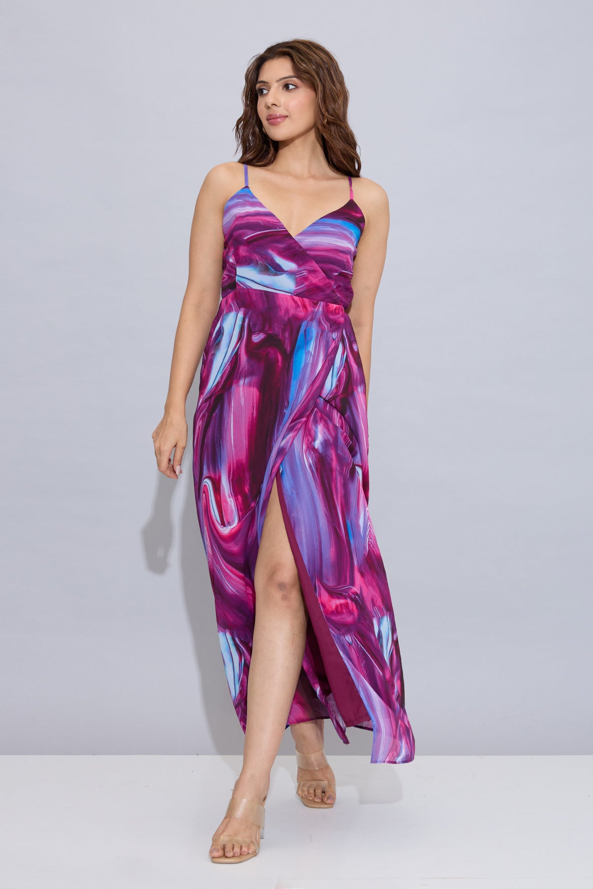 Wrap Around Tie-Up Party Dress
