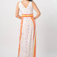 Crepe Dots Printed Maxi Dress