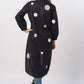 Polka Dot Patchwork Black Shirt