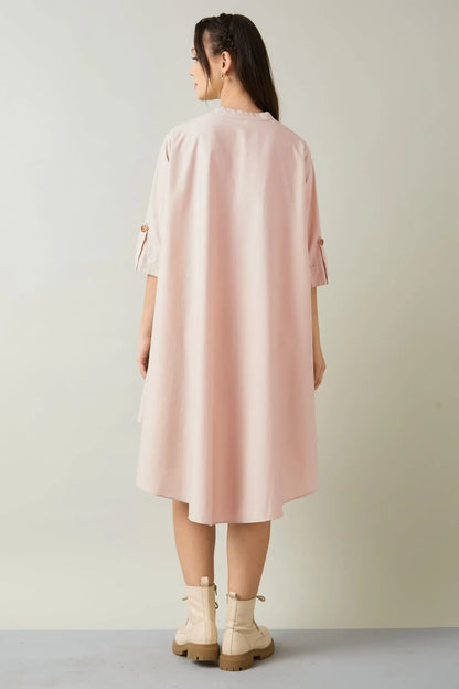 Blush Cotton Oversized Dress SNEHA B