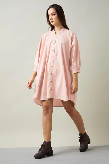 Blush Relax Shirt Style Dress SNEHA B