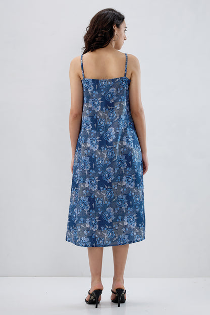 Denim Cotton Sleeveless Dress