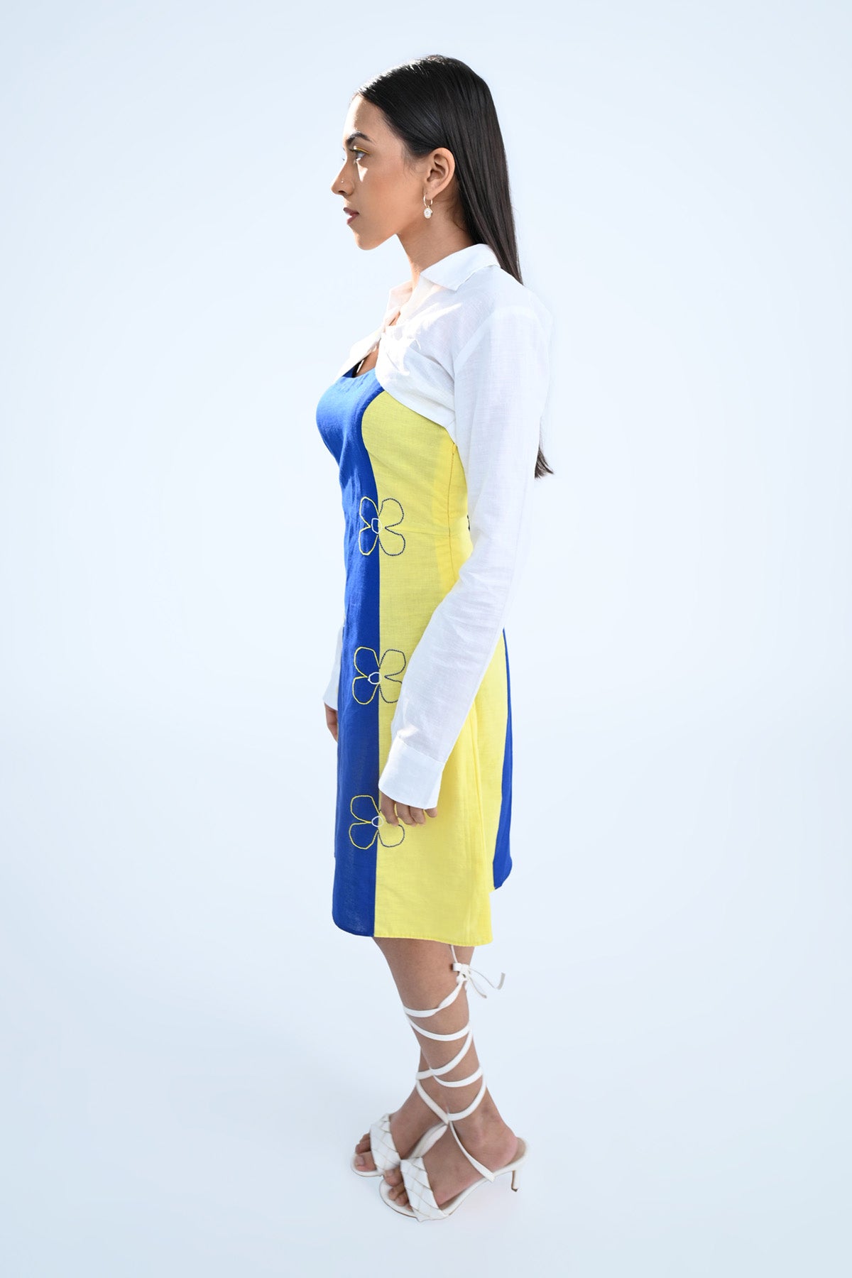 Floral Embroidered Crop Jacket