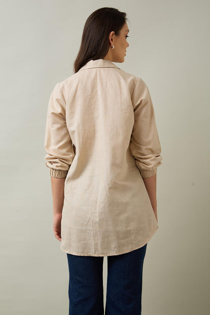 Girl Portrait Embroidered Shirt