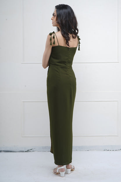 Green Sweetheart Party Dress