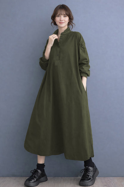 Shop Military Cotton Cambric Dress for women by SNEHA B