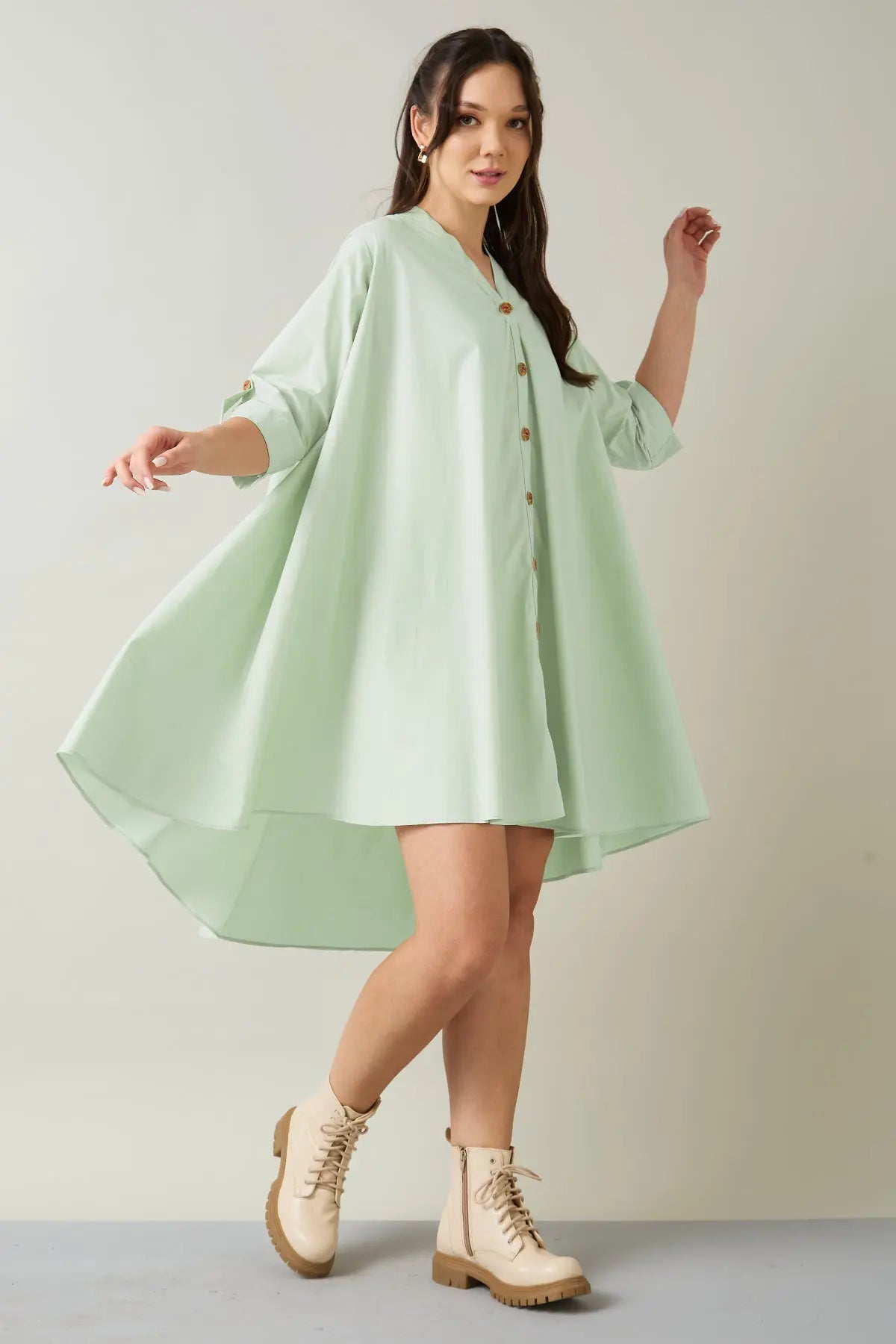 Mint 100% Cotton Oversize Dress SNEHA B