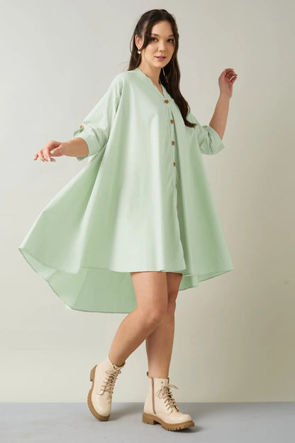 Mint 100% Cotton Oversize Dress SNEHA B