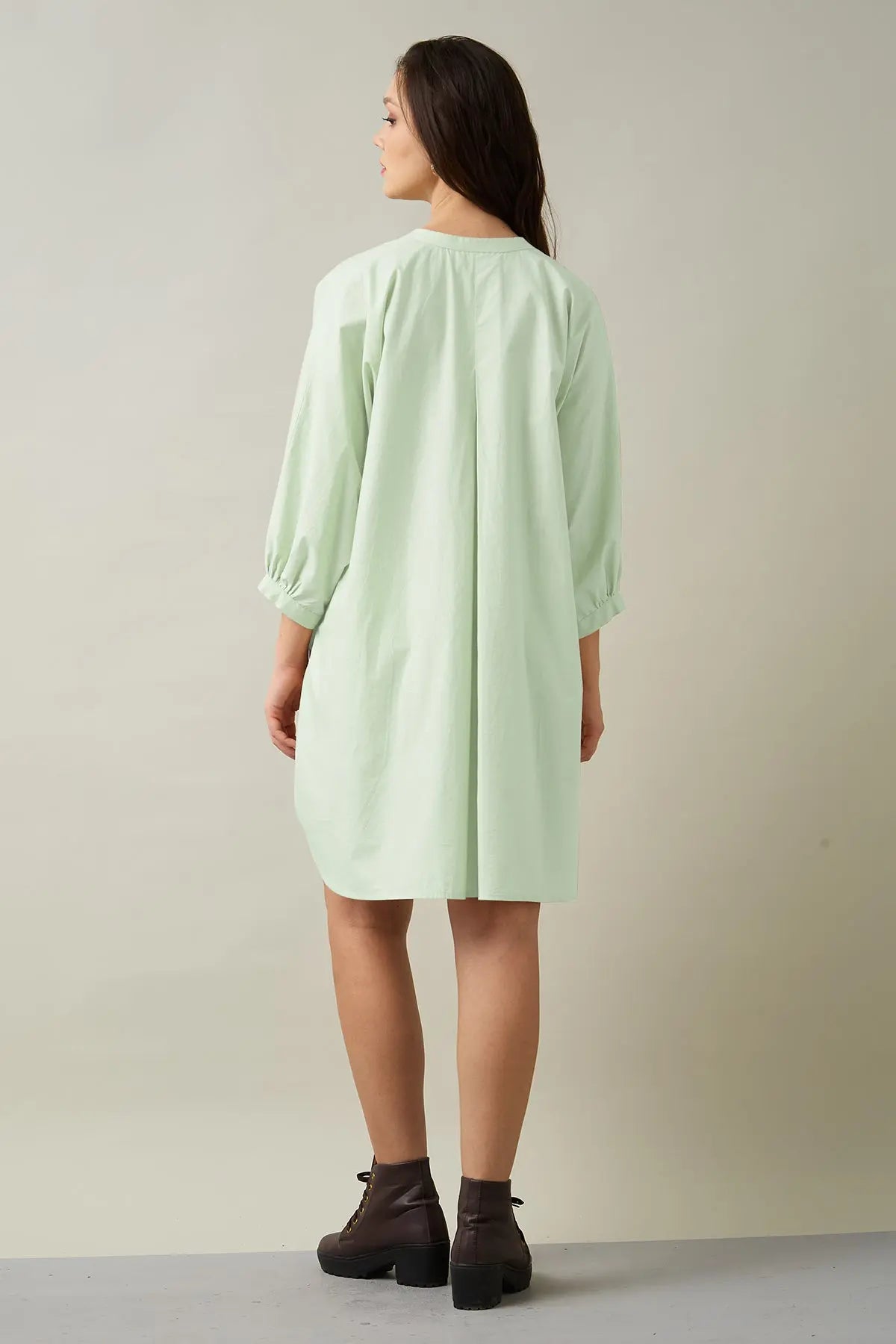 Mint Relaxed Shirt Style Dress SNEHA B