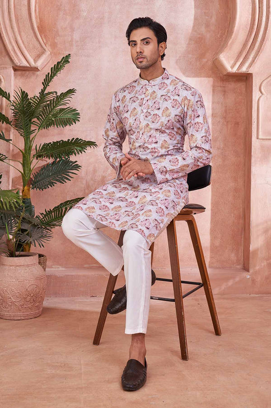 Multicolor Tree Printed Kurta