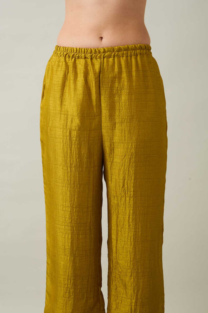 Pink Silk Short Kurta & Pants