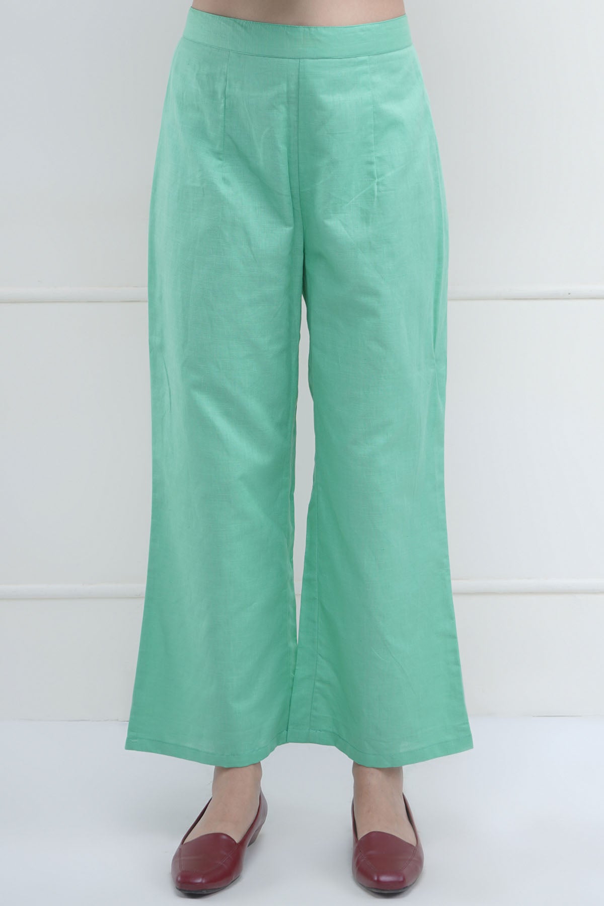 Pista Embroidered Kurta & Pant