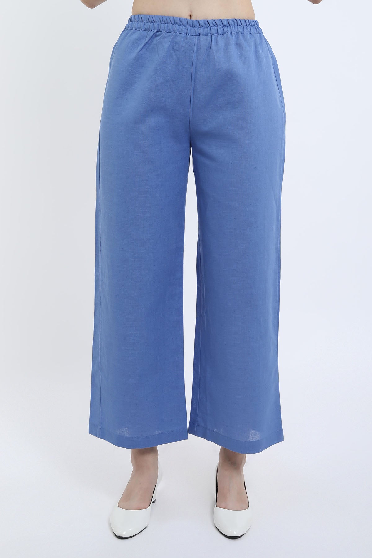 Veri Peri Cotton Linen Ankle Pant