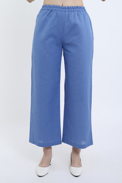 Veri Peri Cotton Linen Ankle Pant