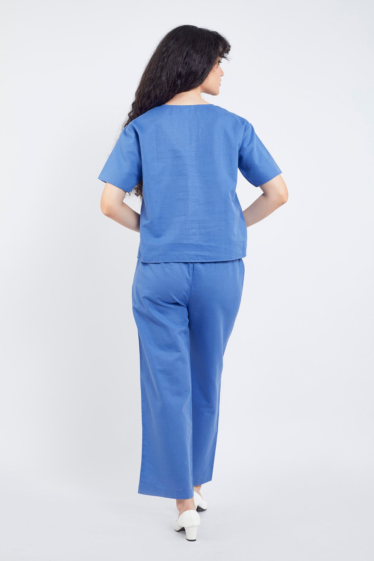Veri Peri Cotton Linen Ankle Pant