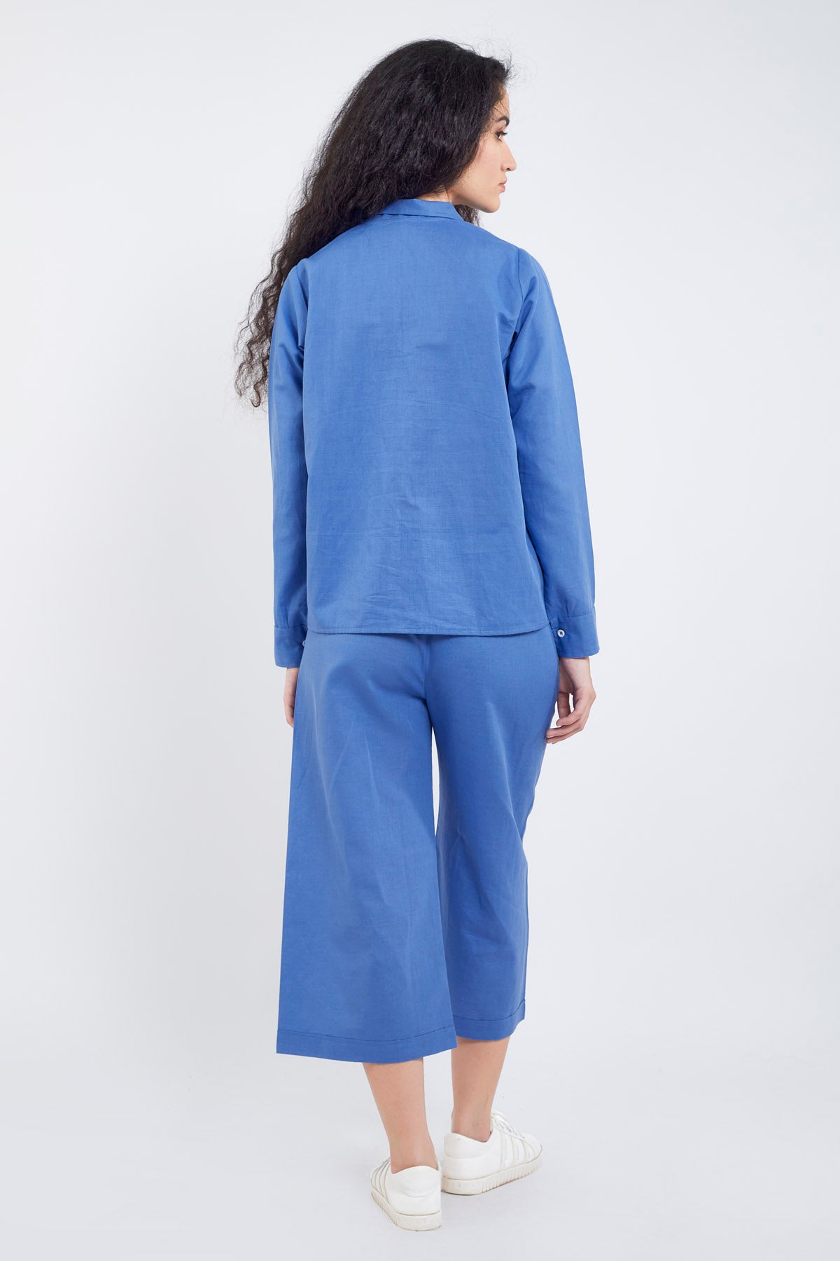 Veri Peri Cotton Linen Collar Shirt