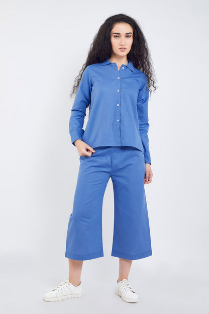 Veri Peri Cotton Linen Flare Pant