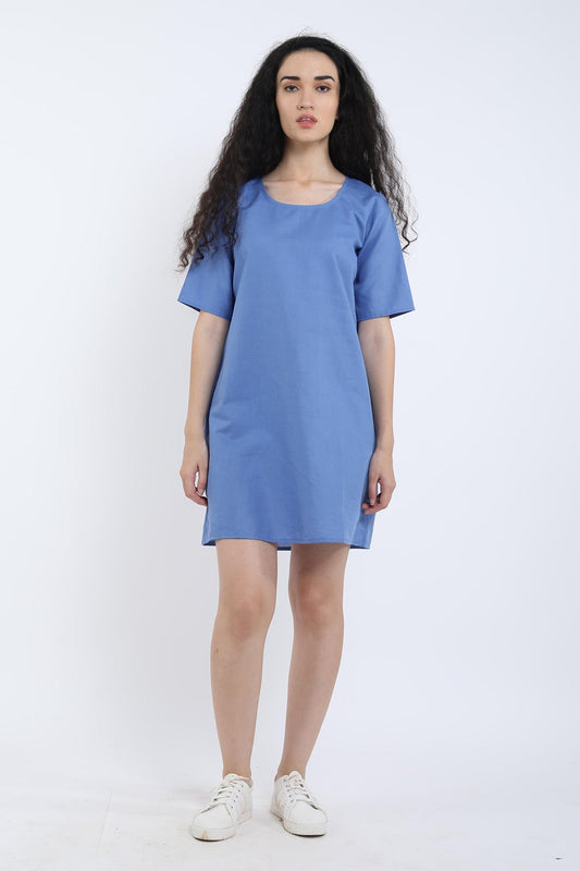 Veri Peri Cotton Linen Loose Dress