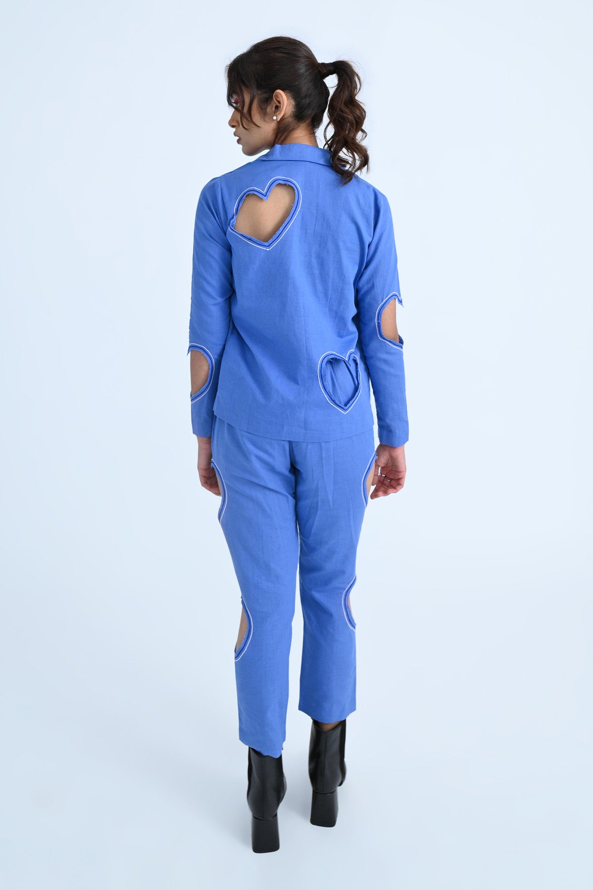 Veri Peri Heart Cut-Out Shirt