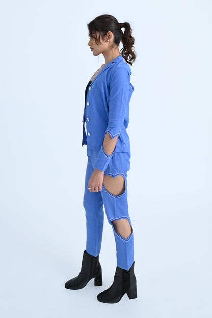 Veri Peri Heart Cut-Out Shirt