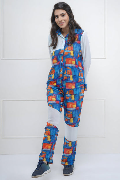 Colour Blocked Brick Shirt