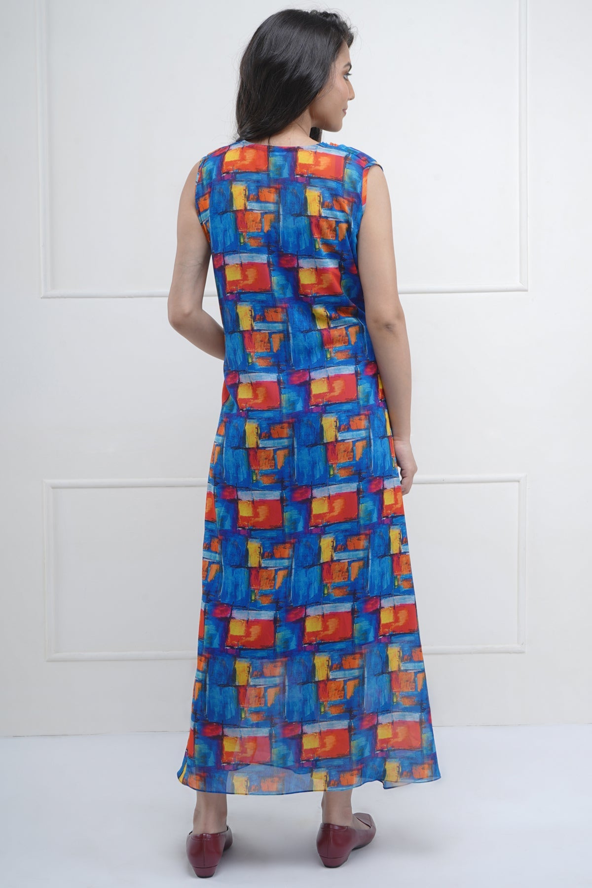 Cowl Neck Maxi Dress