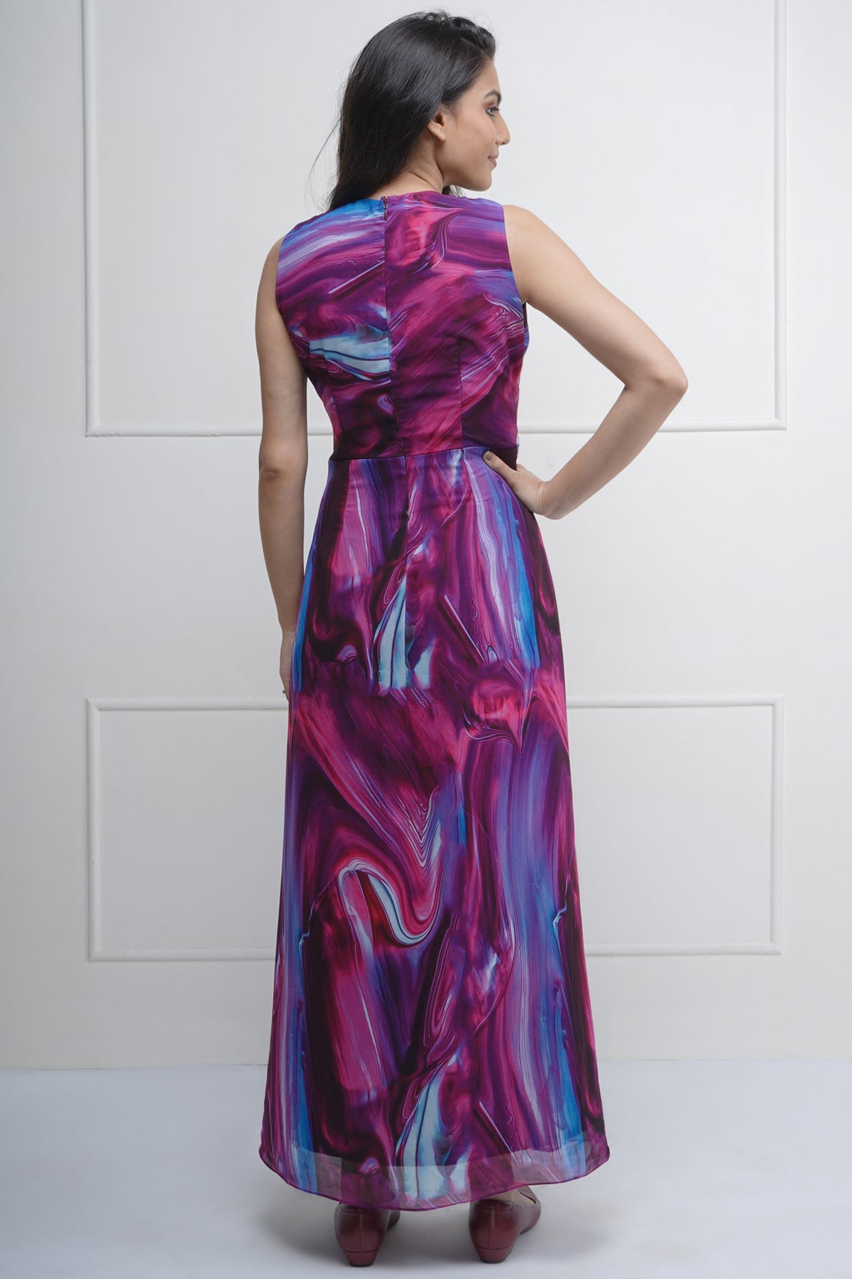 Waist Paneled Maxi Dress